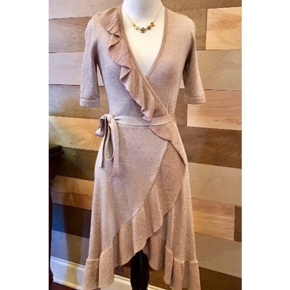 BCBGMaxAzria Dresses & Skirts - *TAKING DOWN* Vintage MaxAzria Champagne Dress